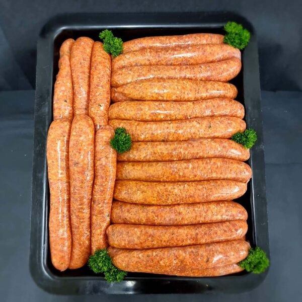 Irish Beef and Pork Thin Sausages