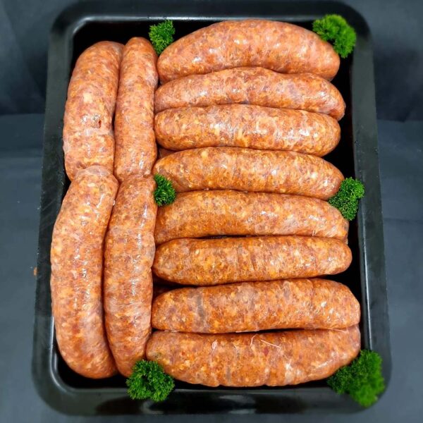 Jalepeno and Cheese Thick Beef Sausages