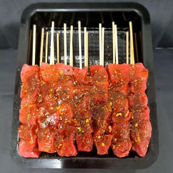 Rumb Steak Kebabs